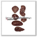 V154 PC Plastic 6 Types of Shell Shape Chocolate Mould